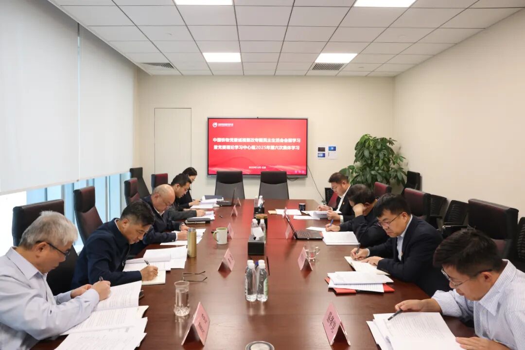 中国304am永利党委开展巡视整改专题民主生涯会会前学习暨党委理论学习中心组2025年第六次整体学习